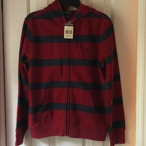 Boys Polo full-zip hoodie sweatshirt